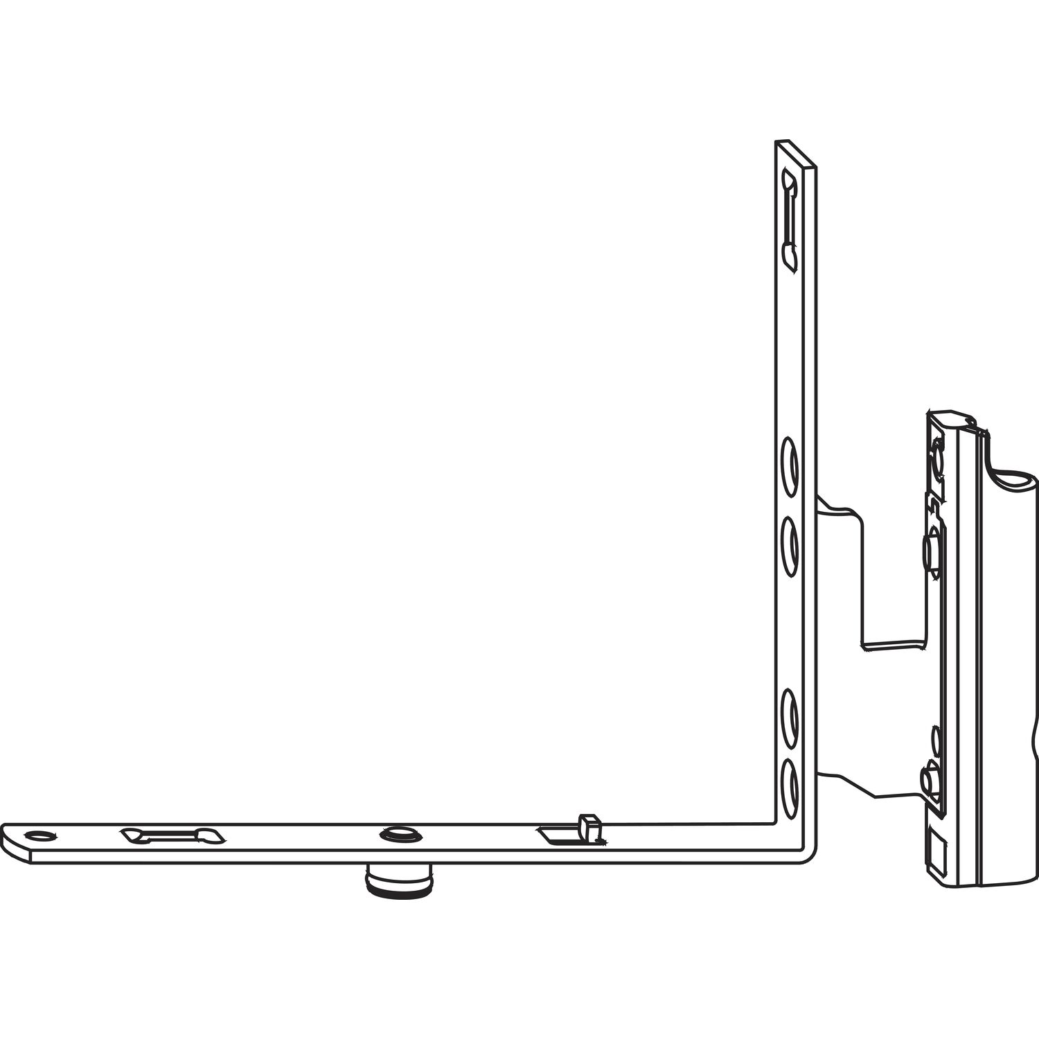 Roto ROTO NX Falzeckband T für Rundbogen/Schrägfenster Holz 12/20-13 silber links