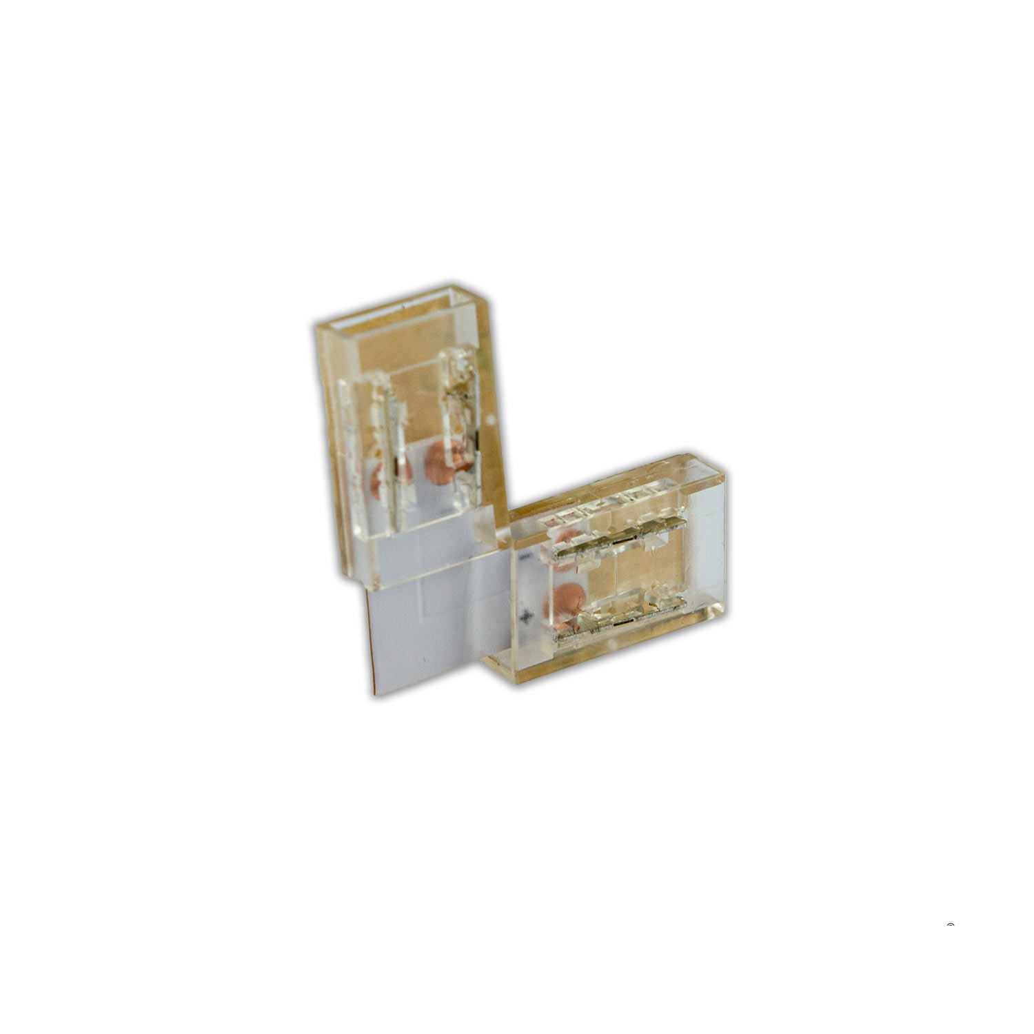 ISOLED Kontakt-Eck-Verbinder Universal (max. 5A) K2-28 für 2-pol. IP20 Flexstripes mit Breite 8mm