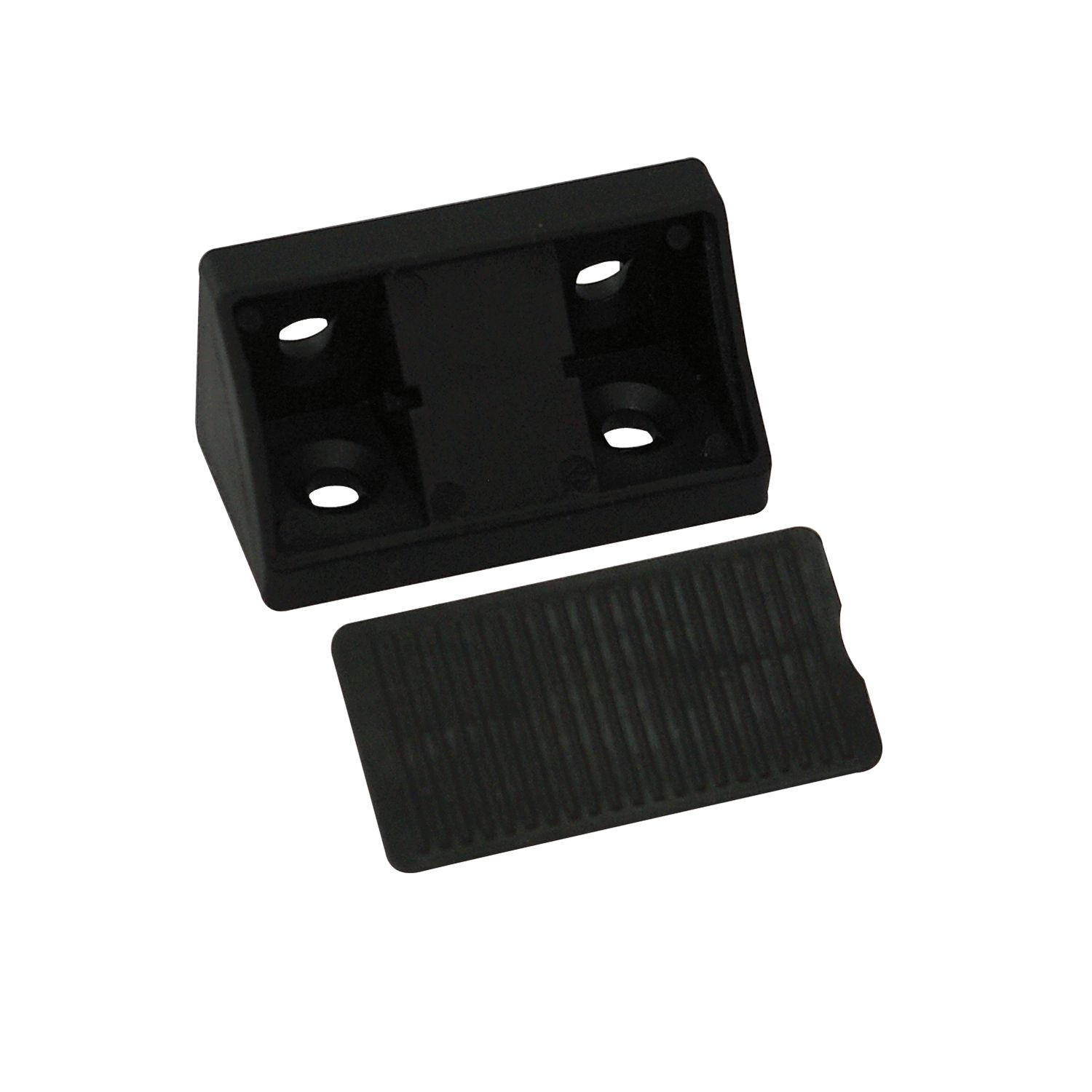 Schrankverbinder Universal, 21 x 21 x 44 mm, Kunststoff schwarz