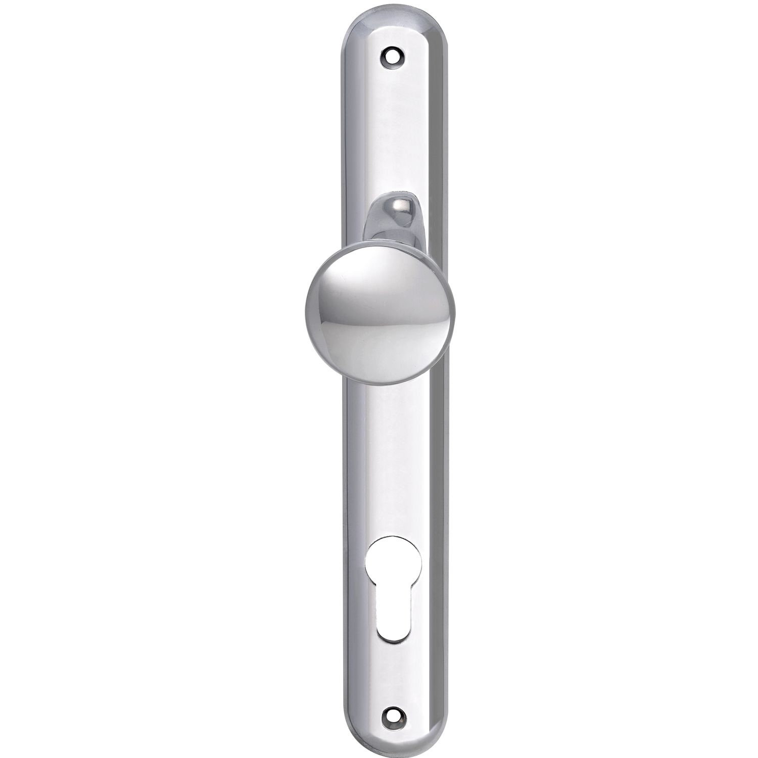 Grundmann Knopflangschild ELEGANT WG 500 - PZ 88, Aluminium poliert