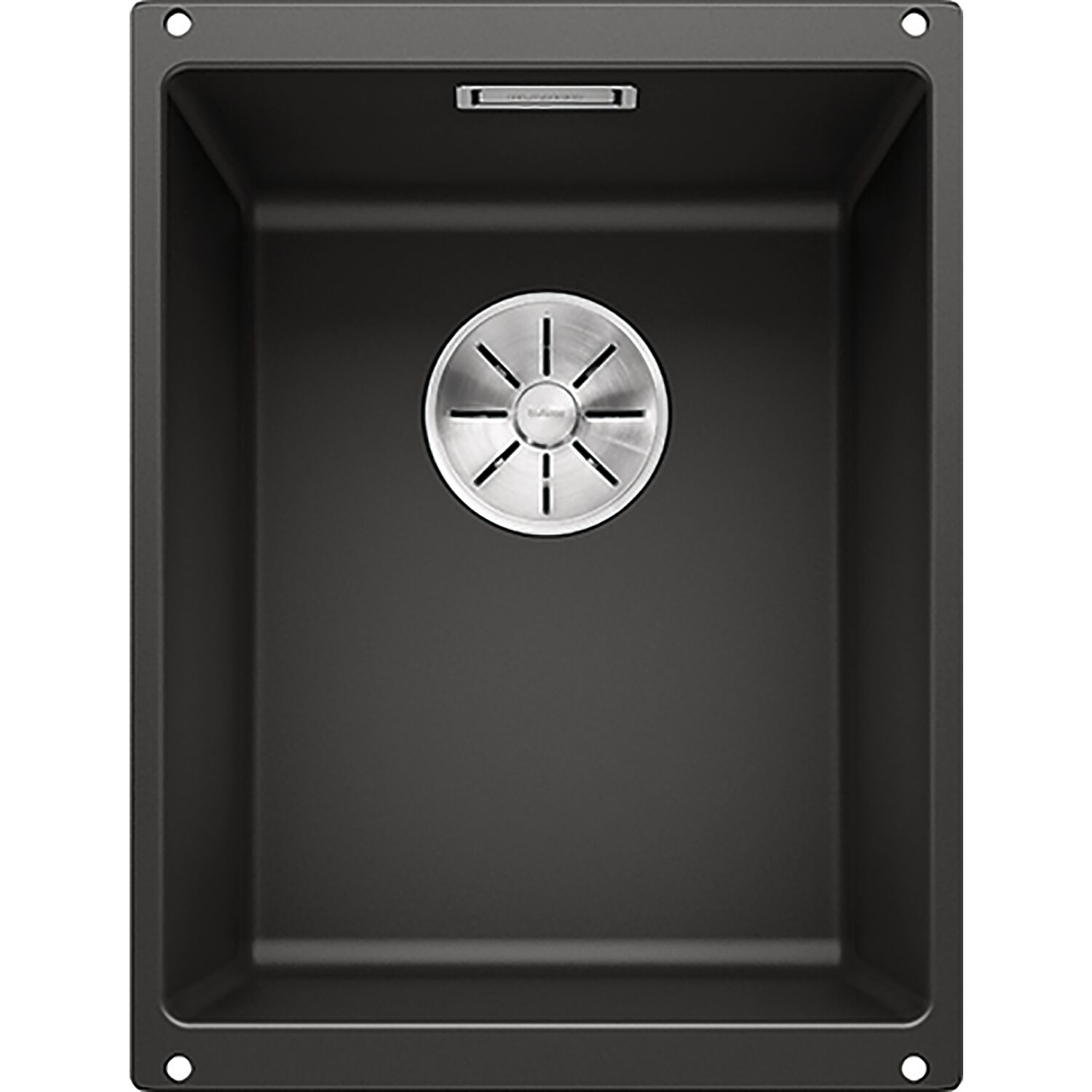 BLANCO Unterbau-Spüle Subline 320-U, Schwarz