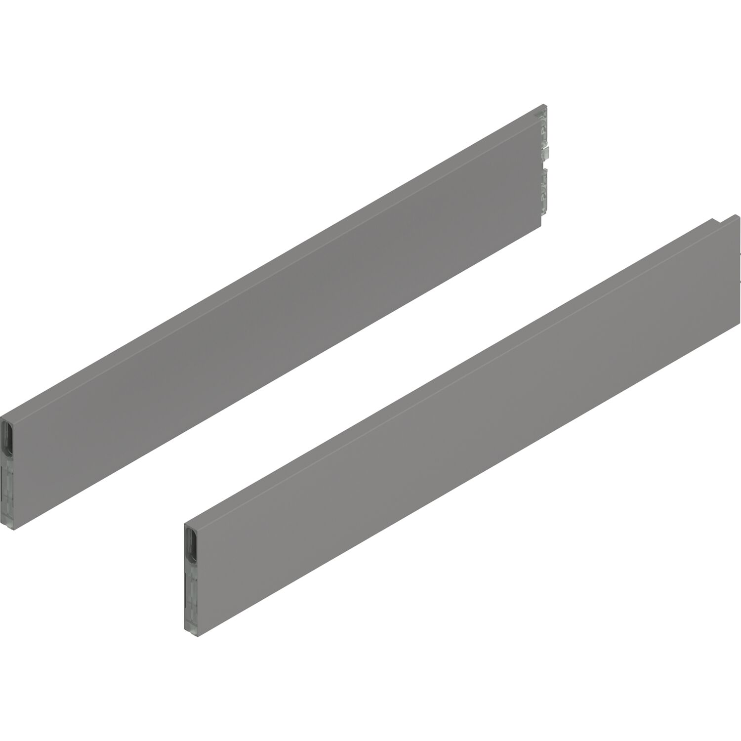 blum MERIVOBOX Boxcap Höhe E, NL 600, Indiumgrau-matt