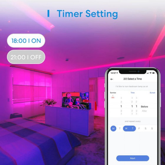 Meross Smartes LED Strip with RGBWW 5m WiFi HomeKit
