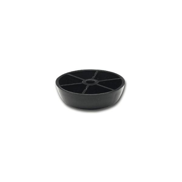 Möbelgleiter starr ø 44 mm, Höhe 15 mm, Kunststoff schwarz