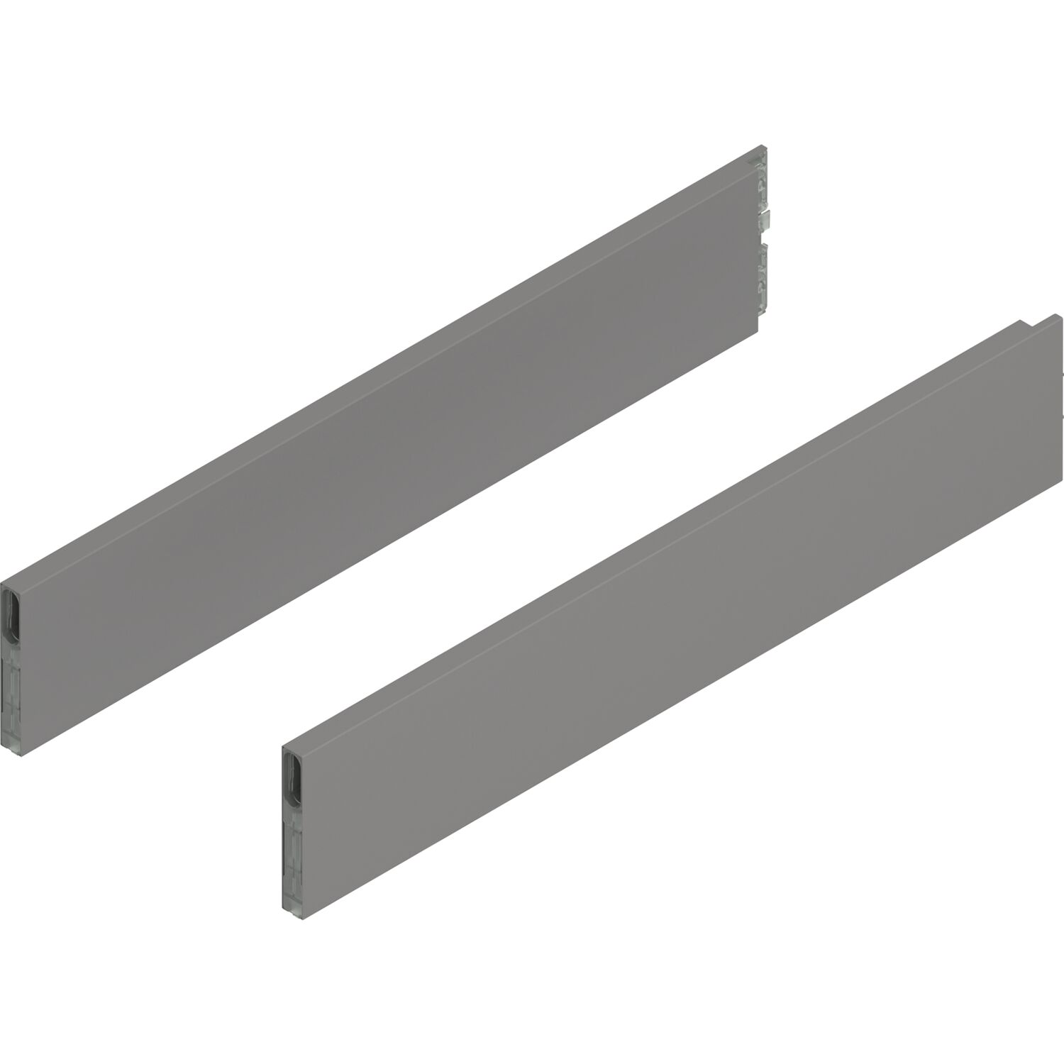 blum MERIVOBOX Boxcap Höhe E, NL 550, Indiumgrau-matt