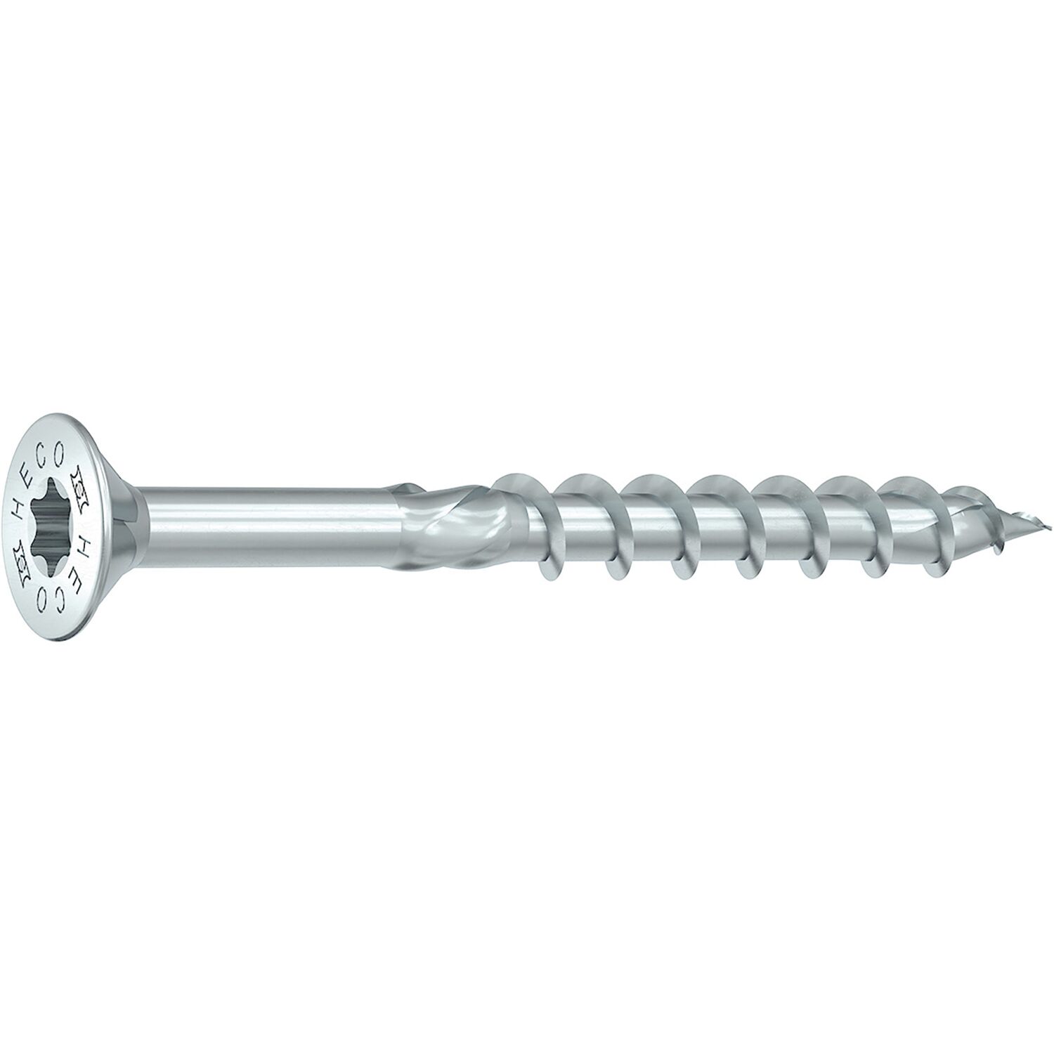 HECO-TOPIX-PLUS Holzbauschraube Senkkopf 6.0x 60 TG HD30 verzinkt (200 Stück)