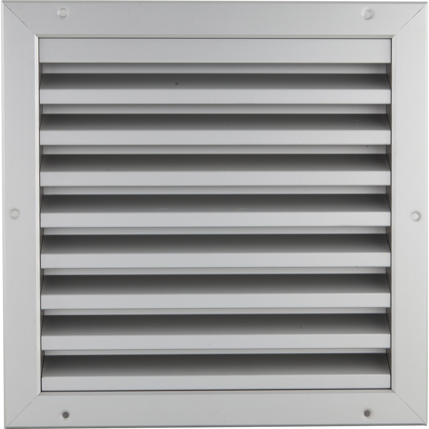 UPMANN Wetterschutzgitter eckig zum Einbauen 295 x 295 mm Alu silber