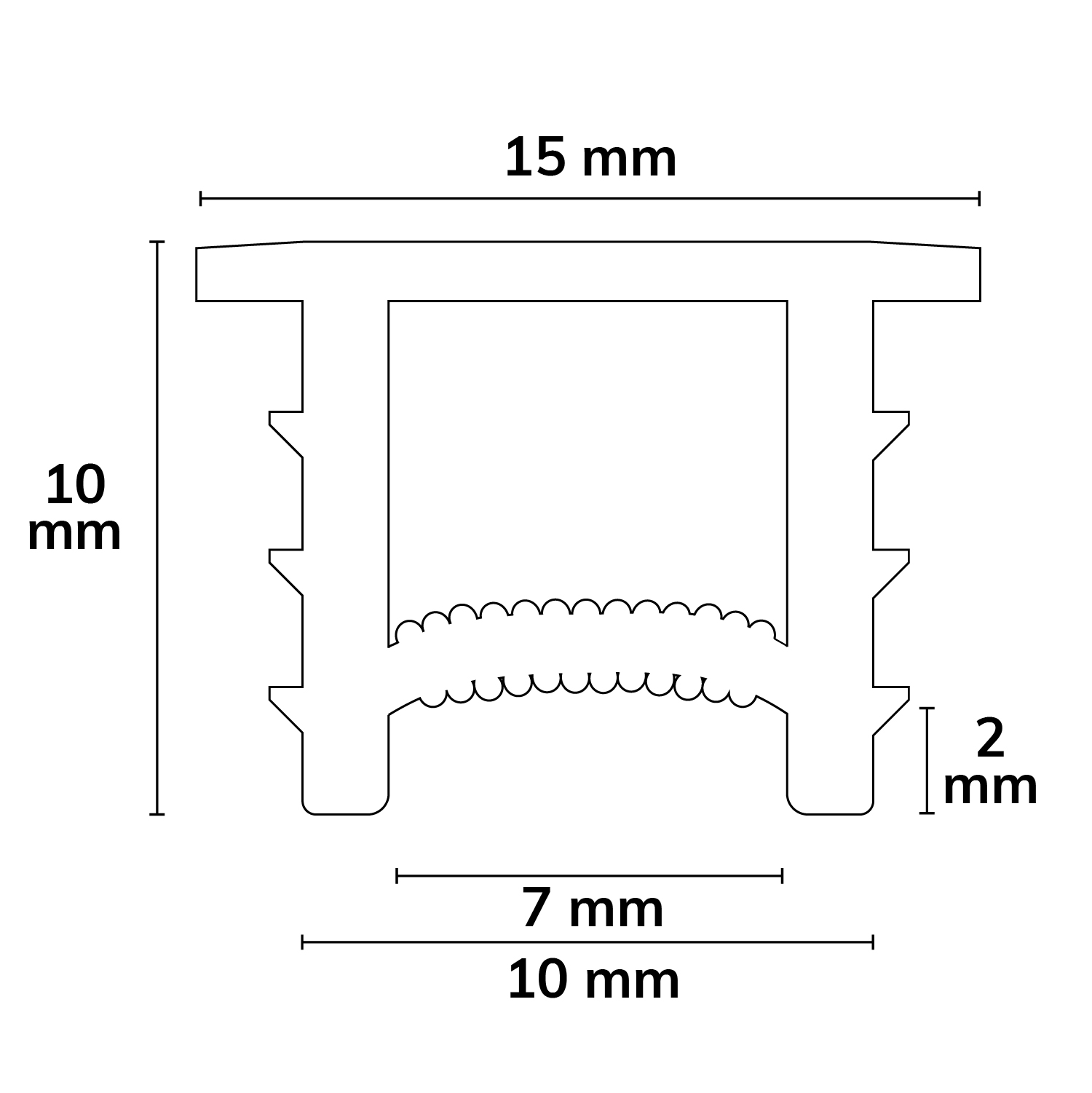 ISOLED FLEX-COVER10 Twist+Bend Silikon schwarz 5% Transm. 5m Rolle
