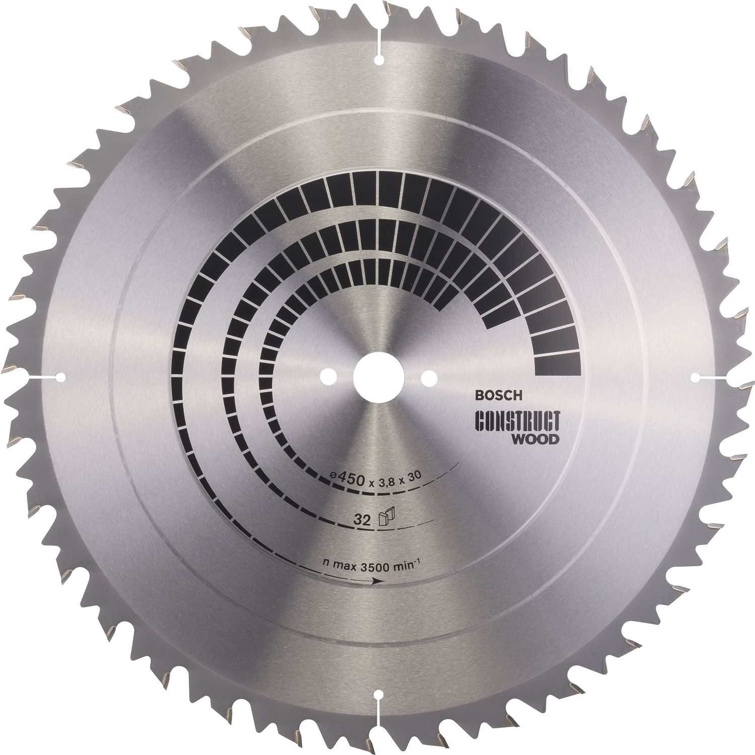 Bosch Kreissägeblatt Construct Wood ø 450 x 2,8 x 30 mm Zähne 32 (WZ) pos.