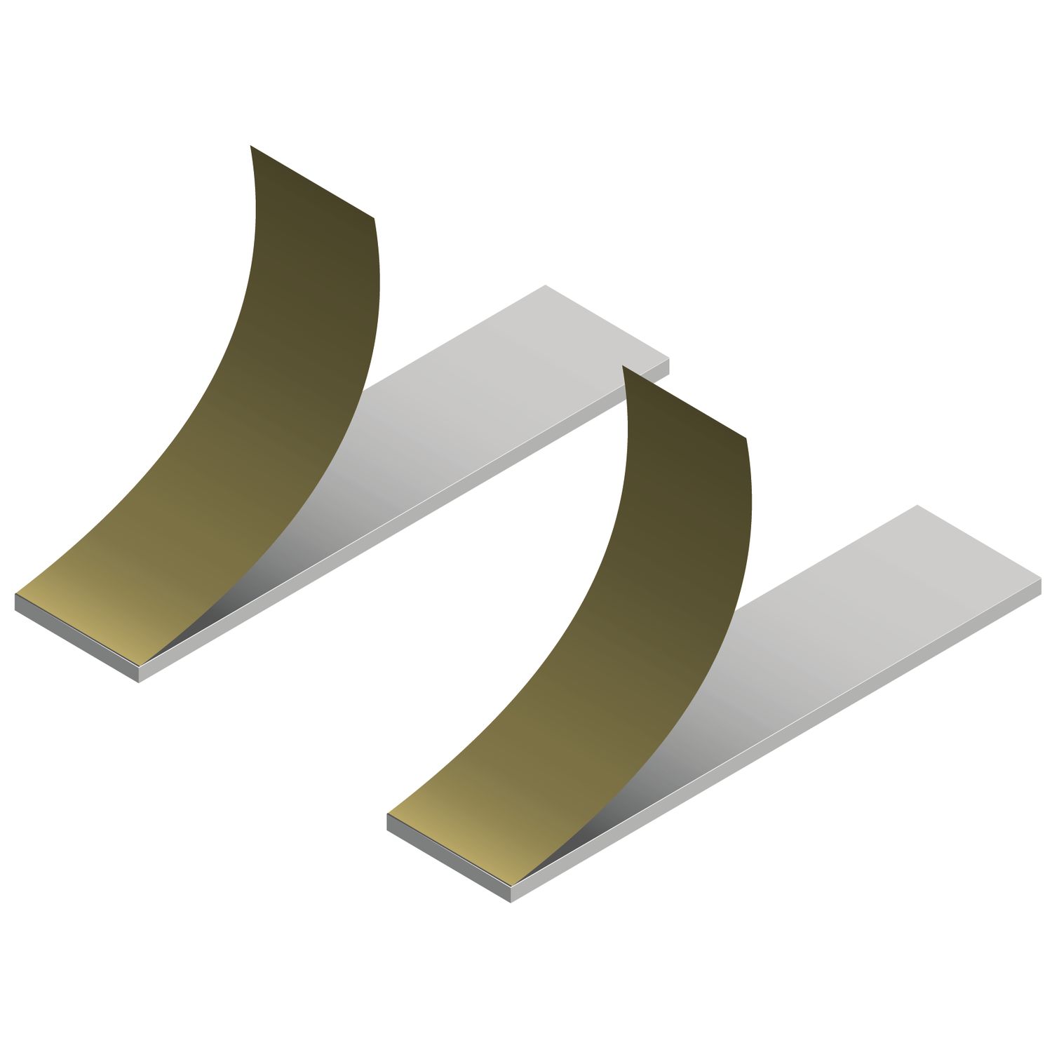 Cinetto PS48 Abdeckprofil Klebeset, Kunststoff