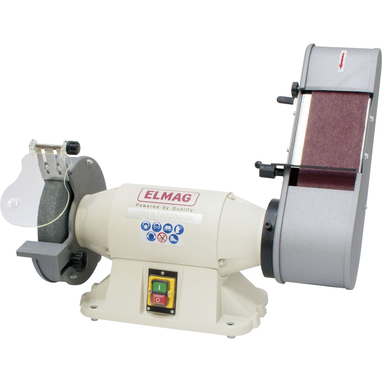 Elmag Kombi-Schleifmaschine DSM 914/200 DK 900 Watt