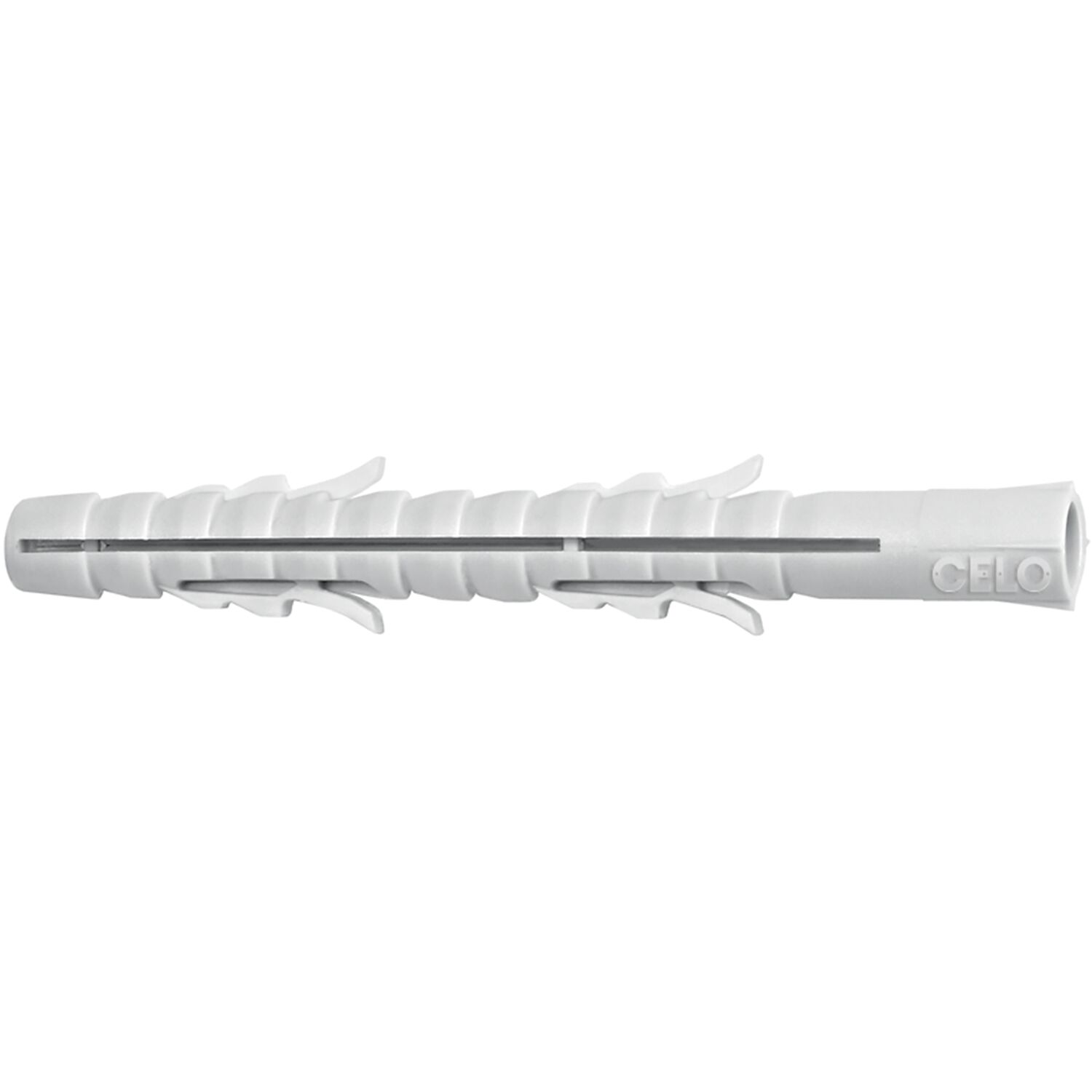 CELO Langer Normaldübel FL 10x 90 - Nylon grau (25 Stück)
