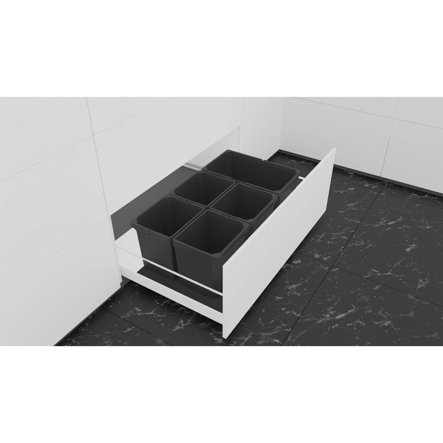 Vauth-Sagel VS ENVI Free Abfalltrennsystem KB 800 / Höhe 216 mm Kunststoff Lava