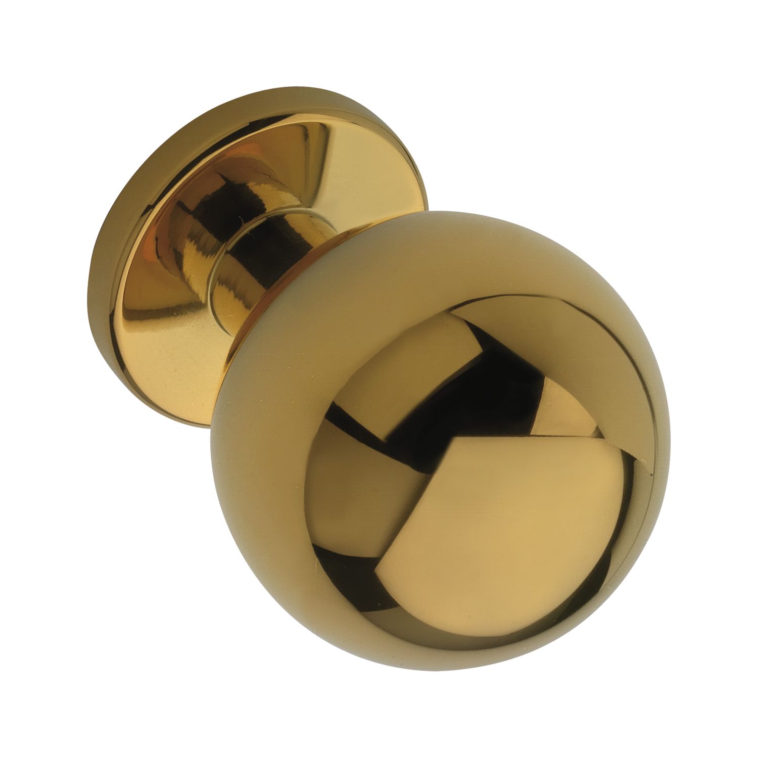 Porro Knopf Isse ø 20 mm, Tiefe 27 mm, Messing vergoldet ()