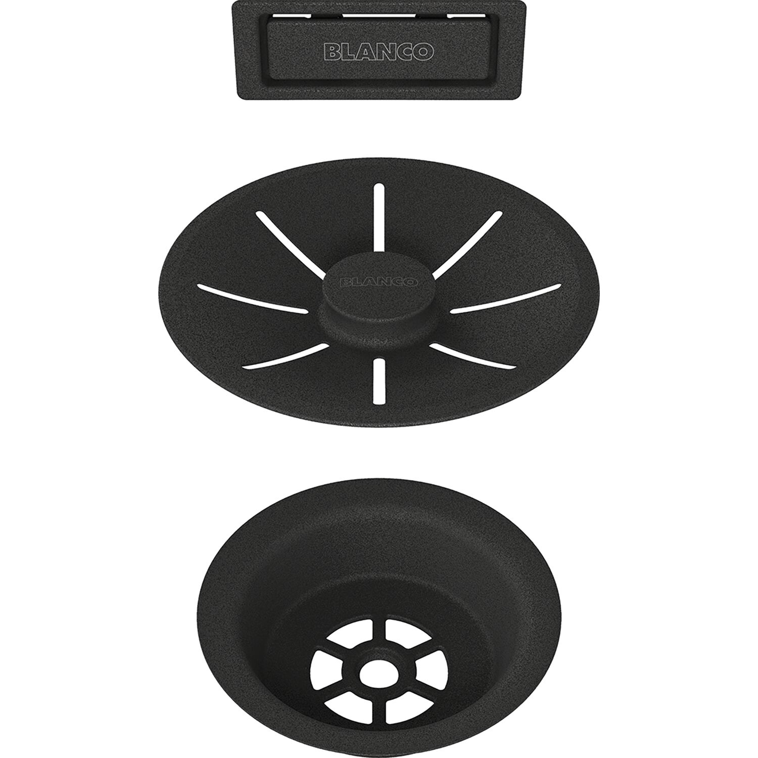 BLANCO Ab-und Überlaufset Black Edition