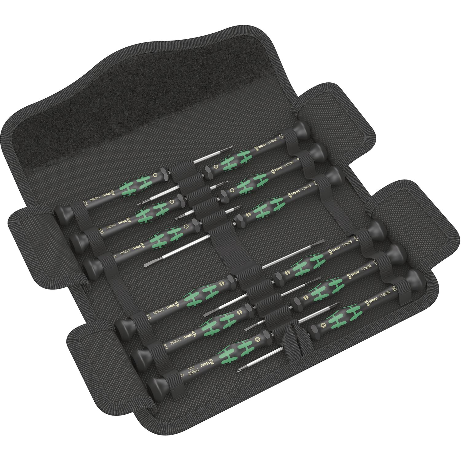 Wera Elektronik-Schraubendreher-Satz Kraftform Micro 12 Universal 1 12-teilig