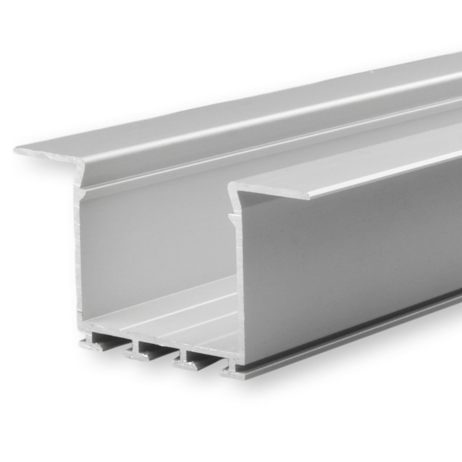 ISOLED LED Einbauprofil WING20 Flansch gerade eloxiert L: 200cm