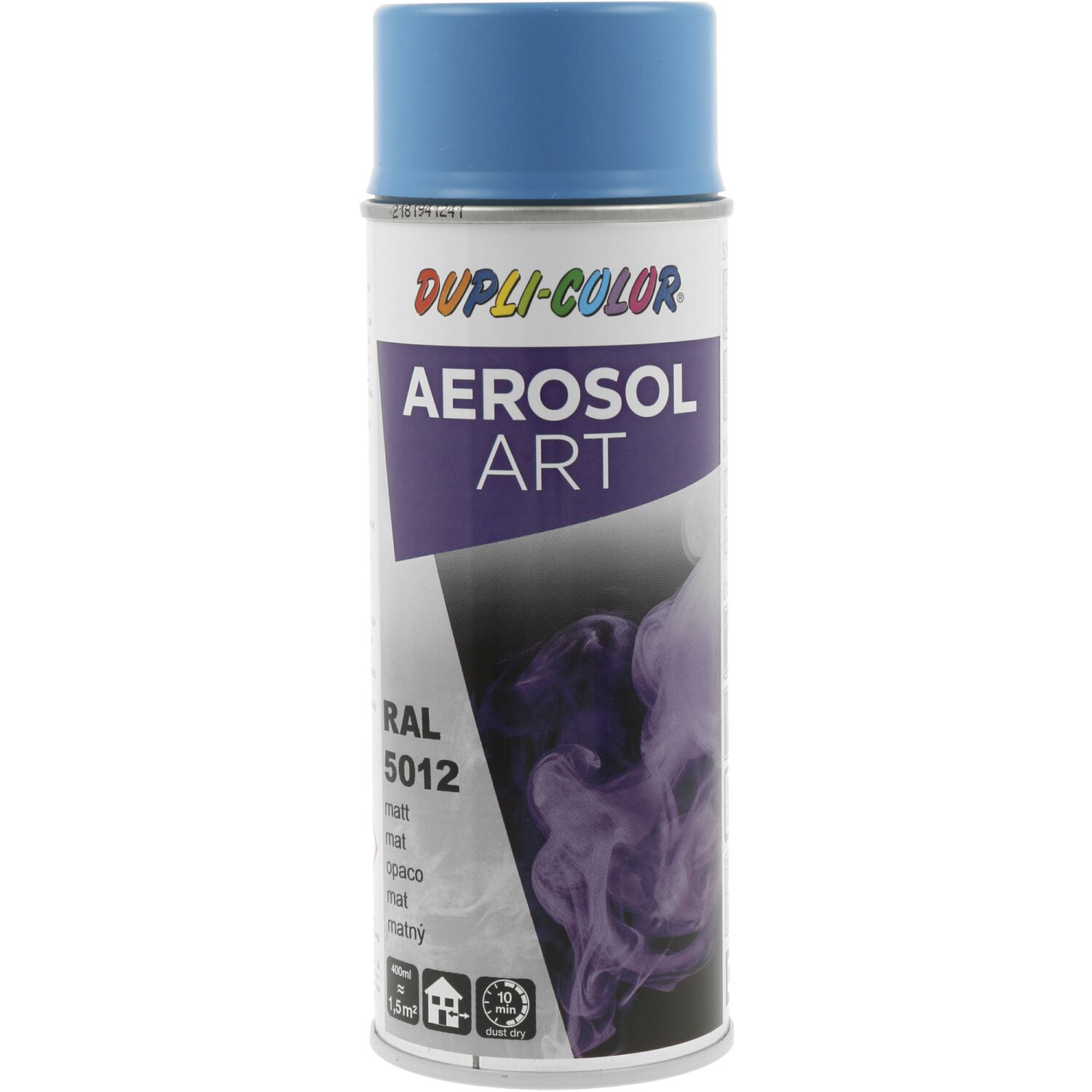 Dupli-Color Lackspray Aerosol Art 400ml lichtblau matt / RAL 5012 (400 ml)