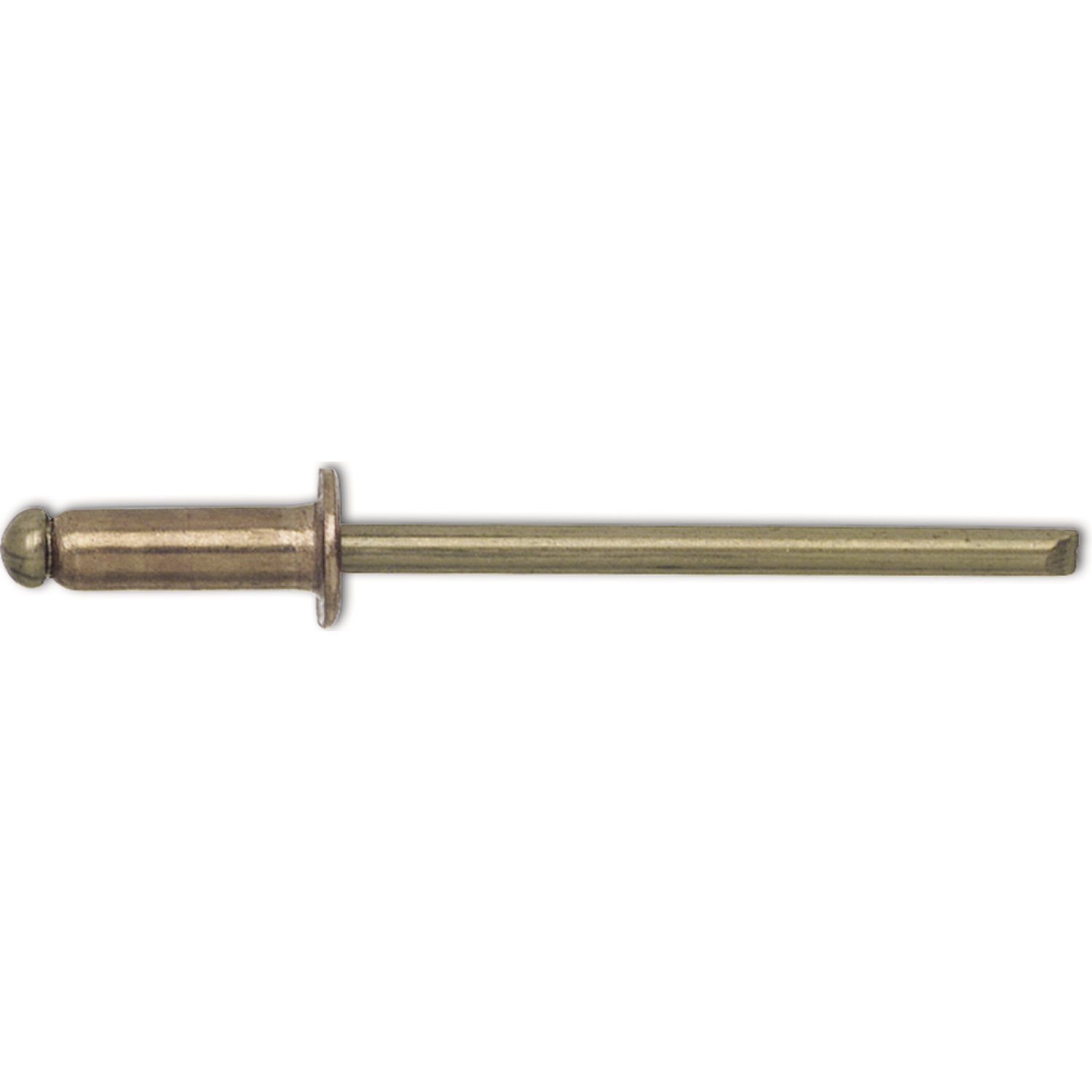 ninka Spenglerniete ISO16582 Flachrundkopf 3.2x10 Kupfer mit Bronzedorn (500 Stück)