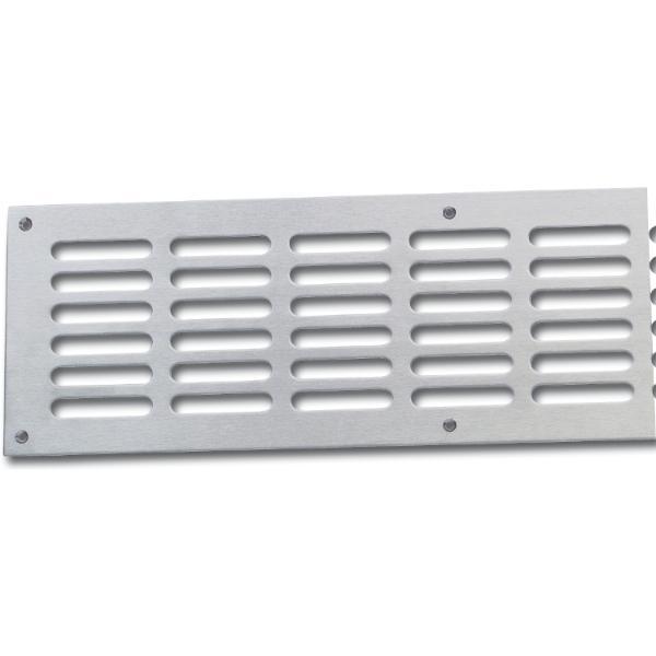Kampmann Lüftungsgitter 500 x 100 mm Edelstahl geschliffen