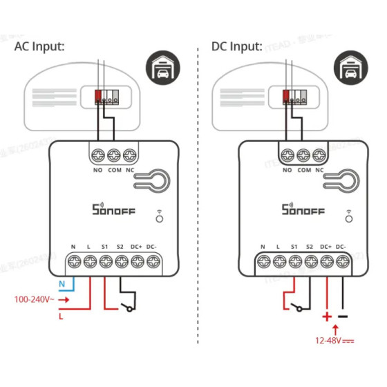 Sonoff MINI Trockenkontakt WLAN-Smart-Schalter MINI-D