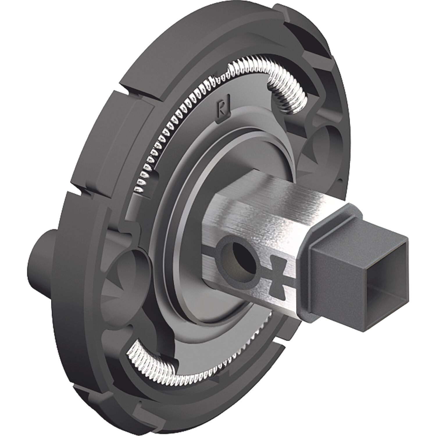 FSB FSB Adapter-Rosette Drücker Führungsansatz 8 mm AGL links, schwarz