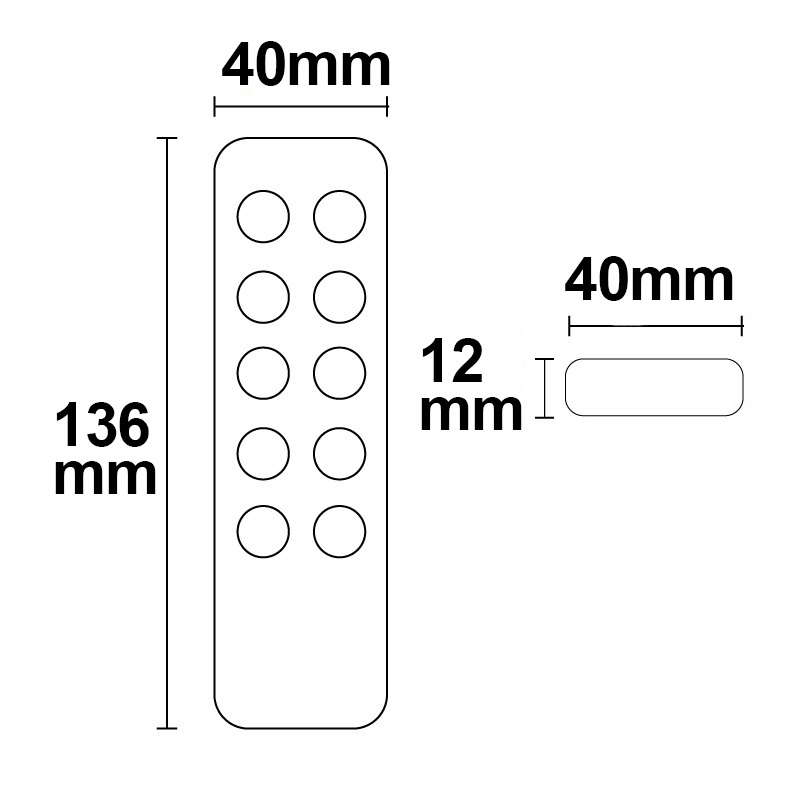 ISOLED Sys-One single color 5 Zonen Fernbedienung