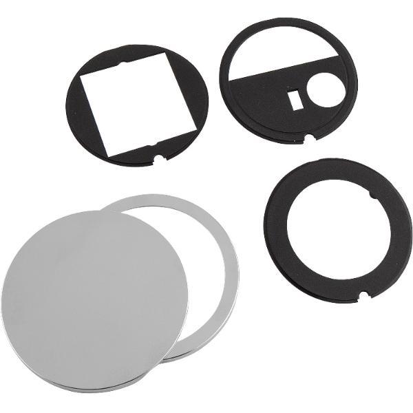 BACHMANN Pix Deckelset mit Schwenkdeckel und Zierring Edelstahl Effekt