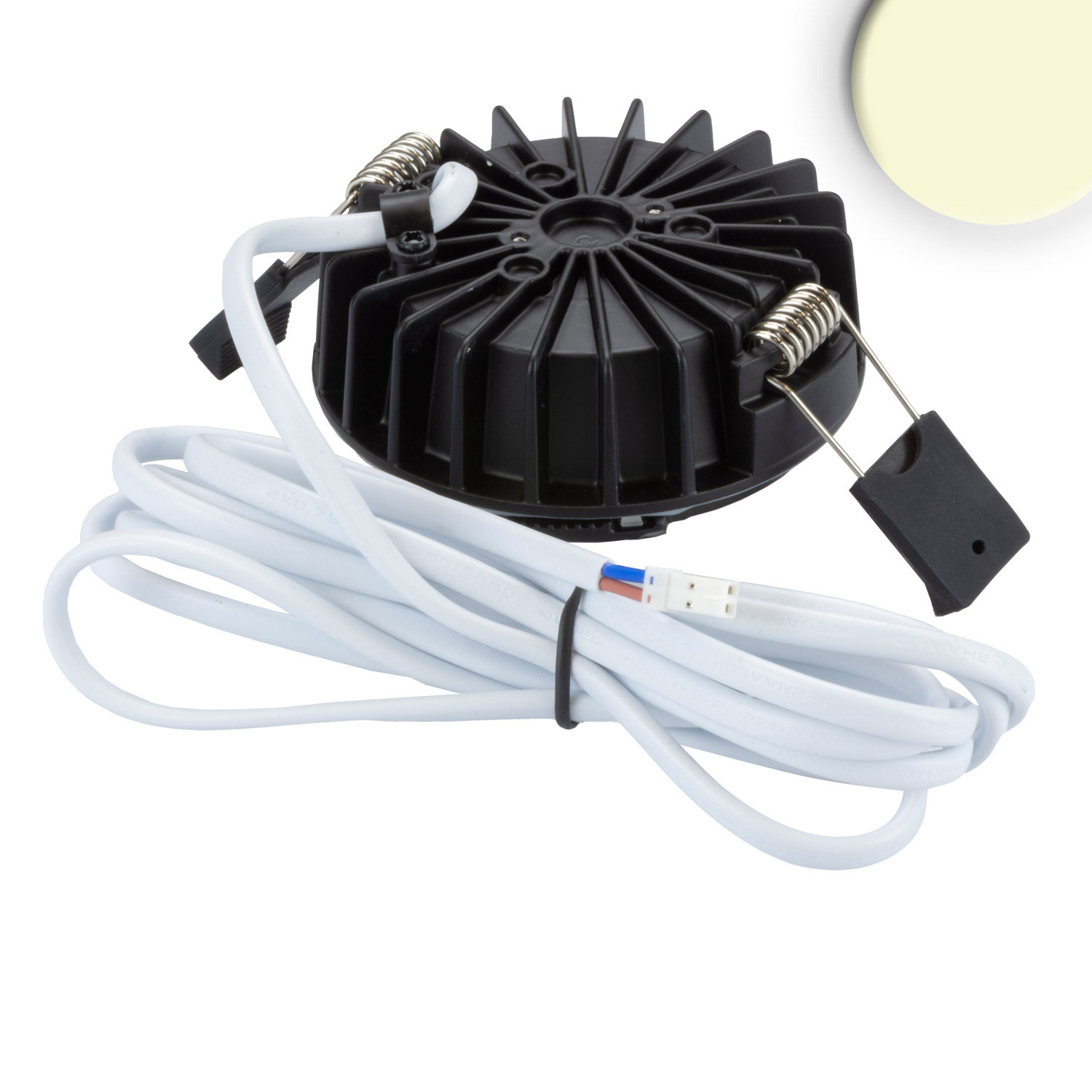 ISOLED LED Einbaustrahler Sys-90 MiniAMP 10W 24V DC 3000K CRI92 dimmbar (exkl. Cover)