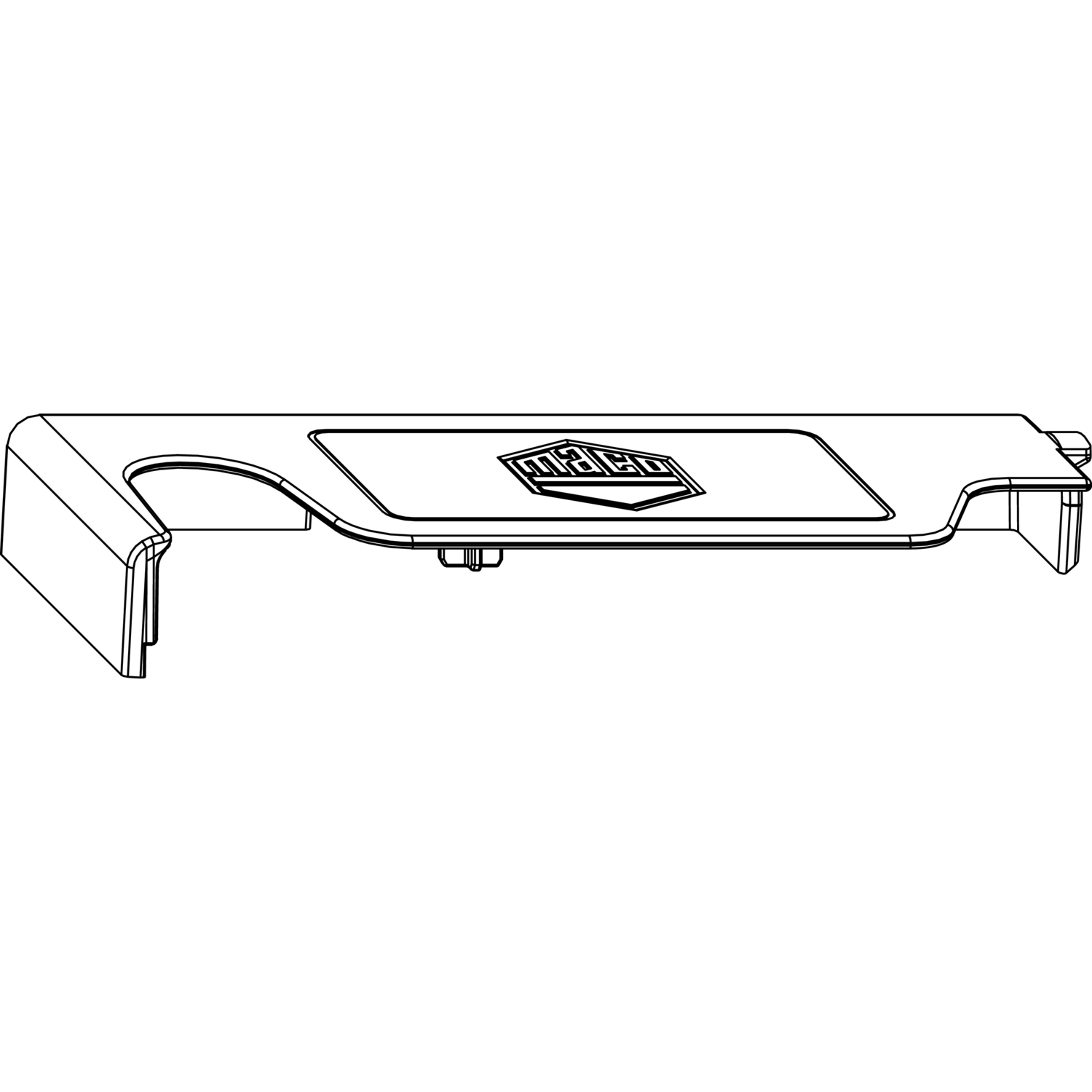 Maco #364501 MACO Abdeckkappe Ecklager POWER PVC, FT 30 mm, links, RAL 9022 (364501)