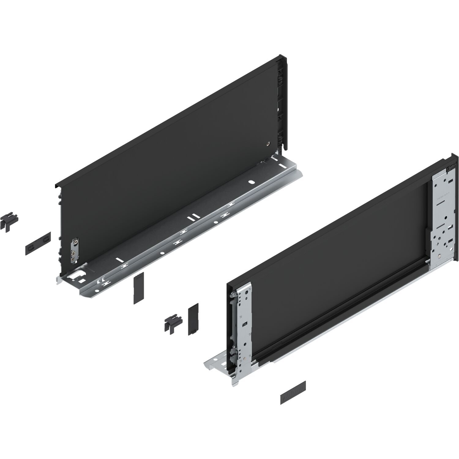 blum LEGRABOX special edition Innenzarge Höhe C, NL 450 mm, Carbonschwarz