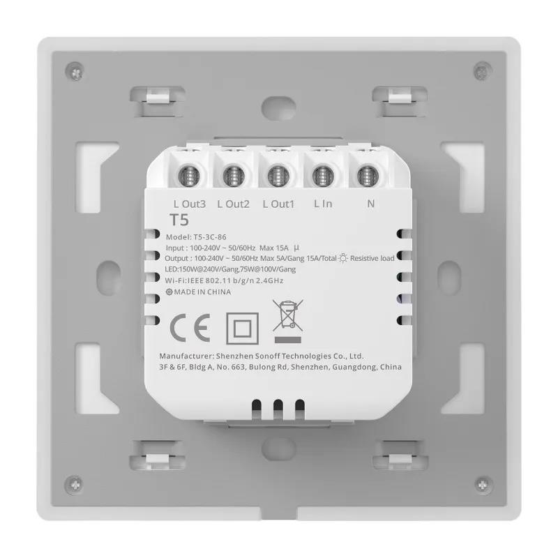 Sonoff TX Ultimate Smart Touch Wandschalter 4fach weiß T5
