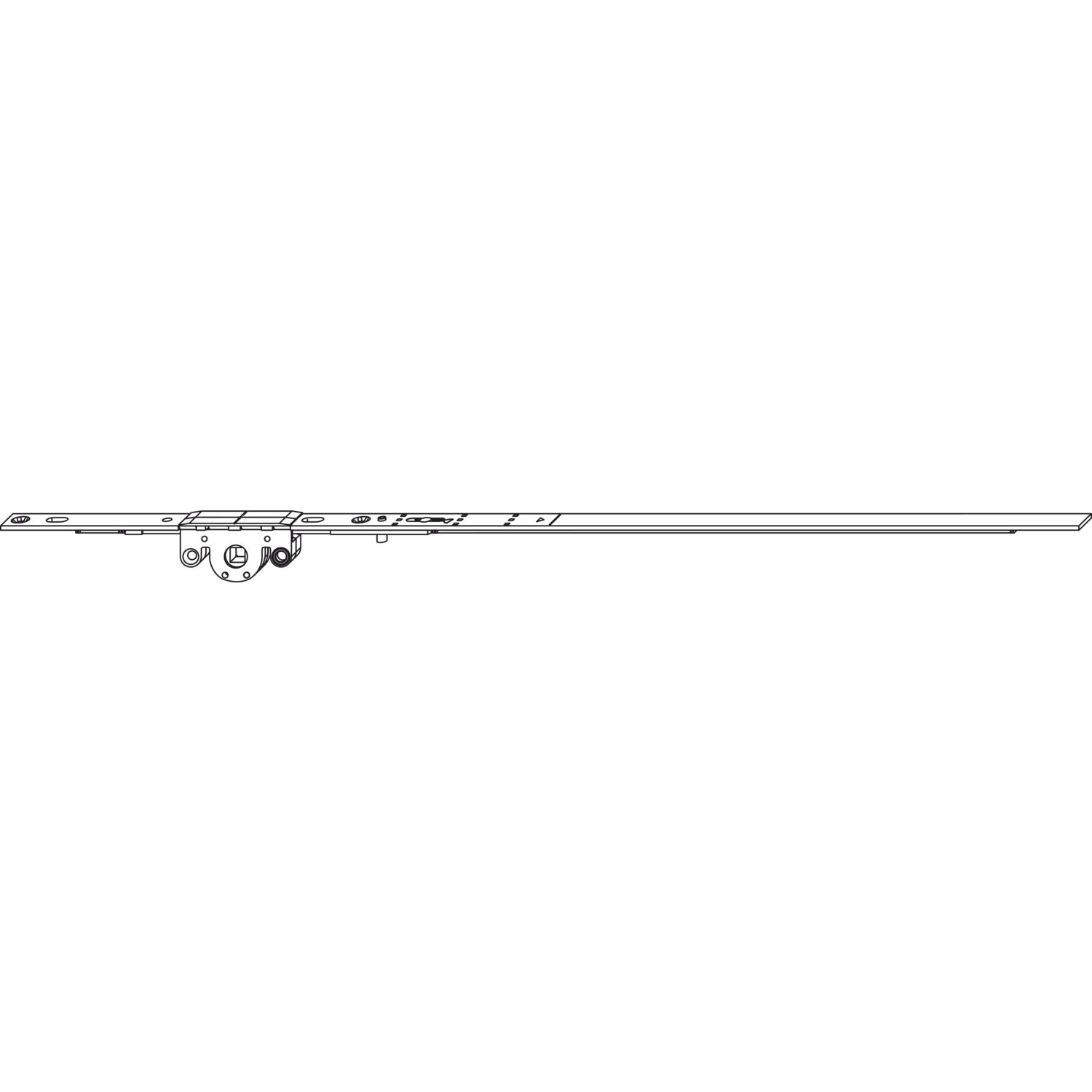 Winkhaus WINKHAUS Getriebe konstant GAK.710, DM 15,5 mm, FFH 460-710 mm, silber