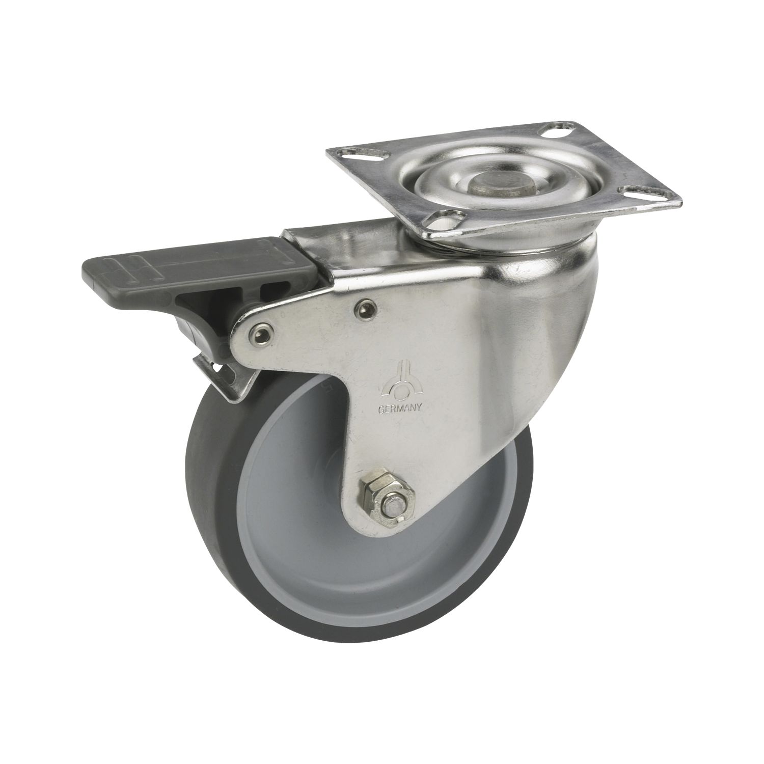 Dörner + Helmer Lenkrolle TPE Feststeller 50 mm 40 kg