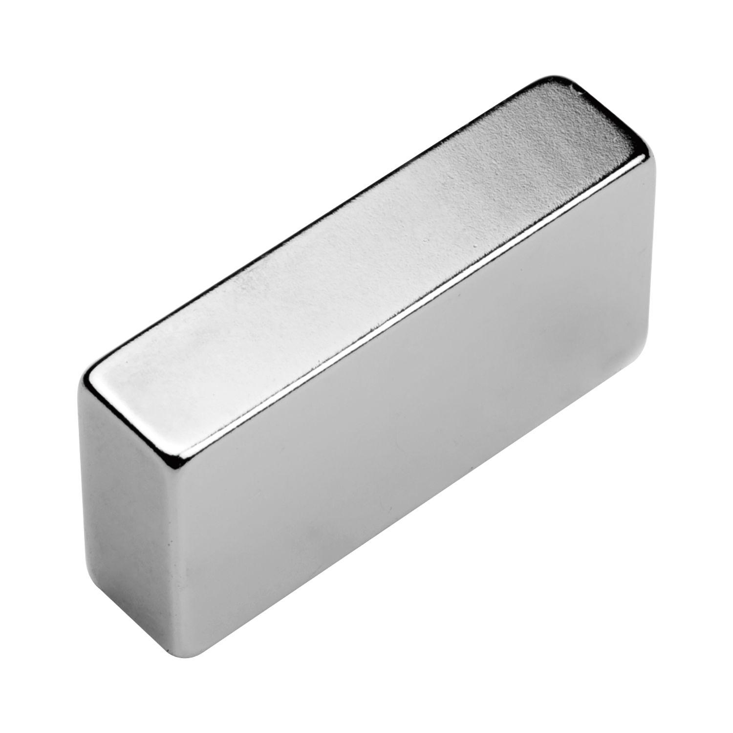 Supermagnete Quadermagnet 40x20x10mm, Haftkraft 25 kg