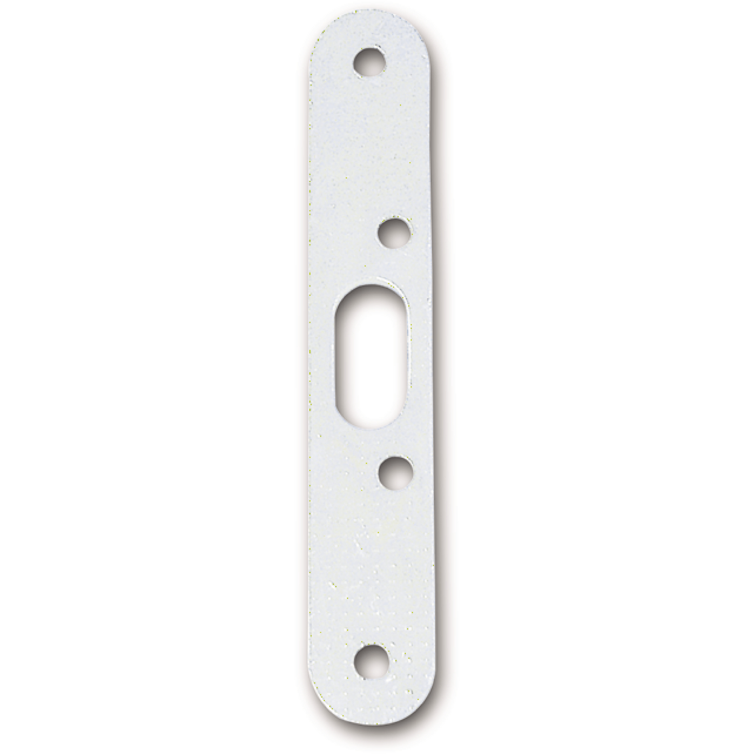Grundmann Bolzenschließblech (Stockteil für Stahlzargen), Stahl verzinkt silberfärbig