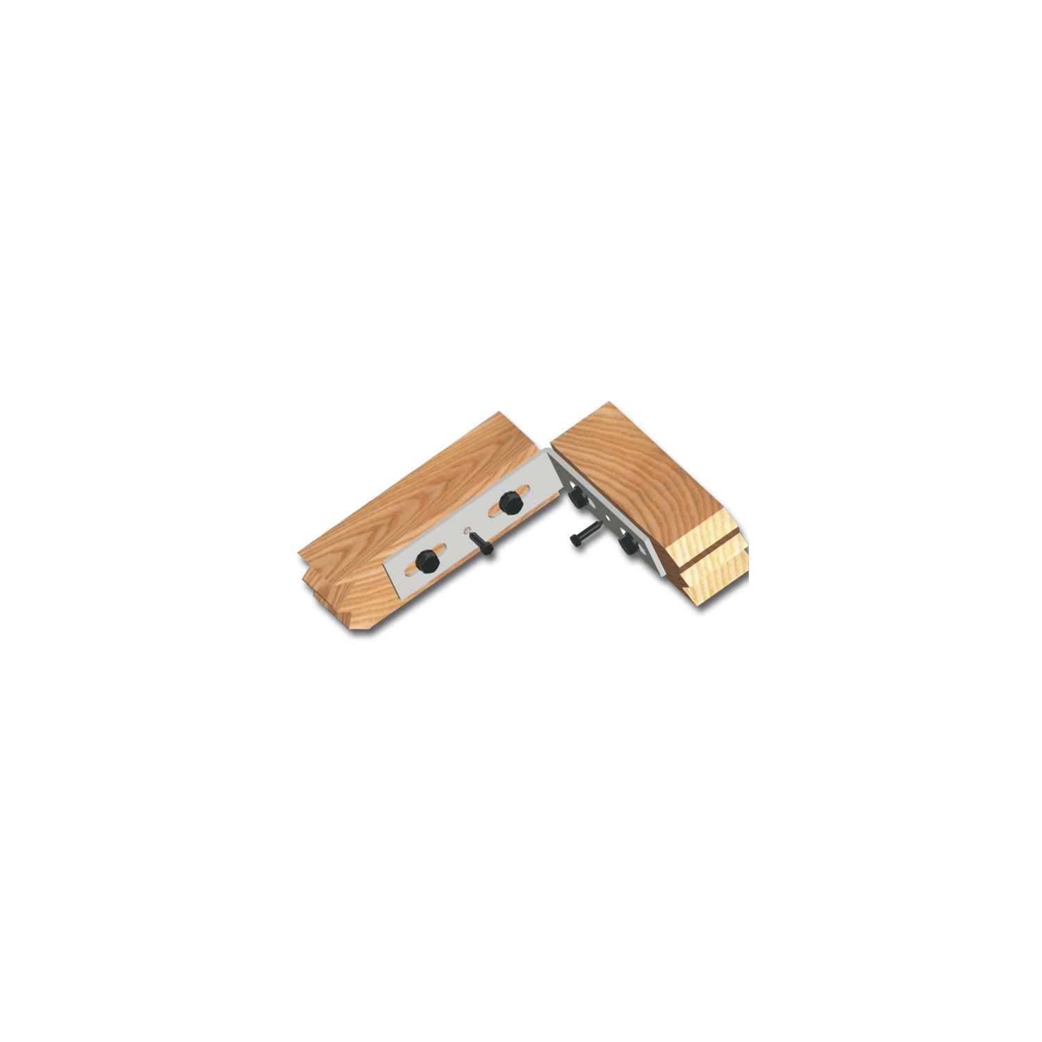 Verbindungswinkel massiv, Materialstärke 4.5 mm, Stahl verzinkt