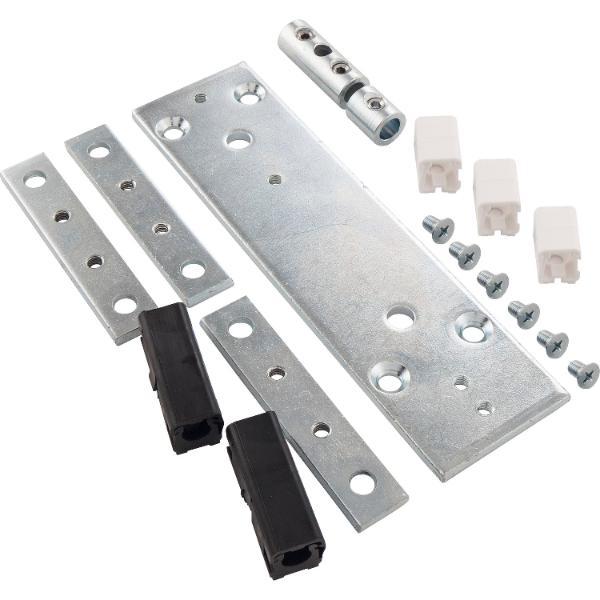 GEZE OL90N/OL95 Zubehör für flexible Mauernischenübertragung, Alu weiß RAL 9016