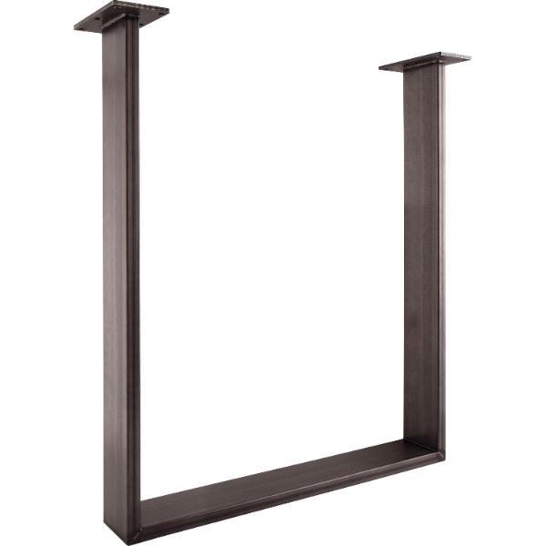 Simausrom Tischkufe Regular Schwarzstahl schutzlackiert