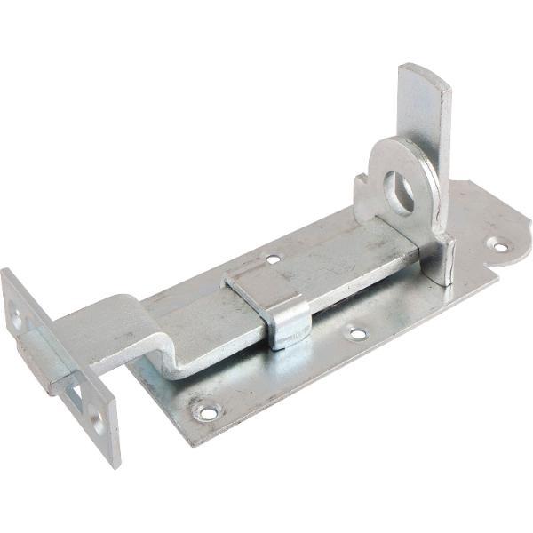 IBFM Querriegel gekröpft mit Schließblech, Platte 180 x 55 mm, verzinkt