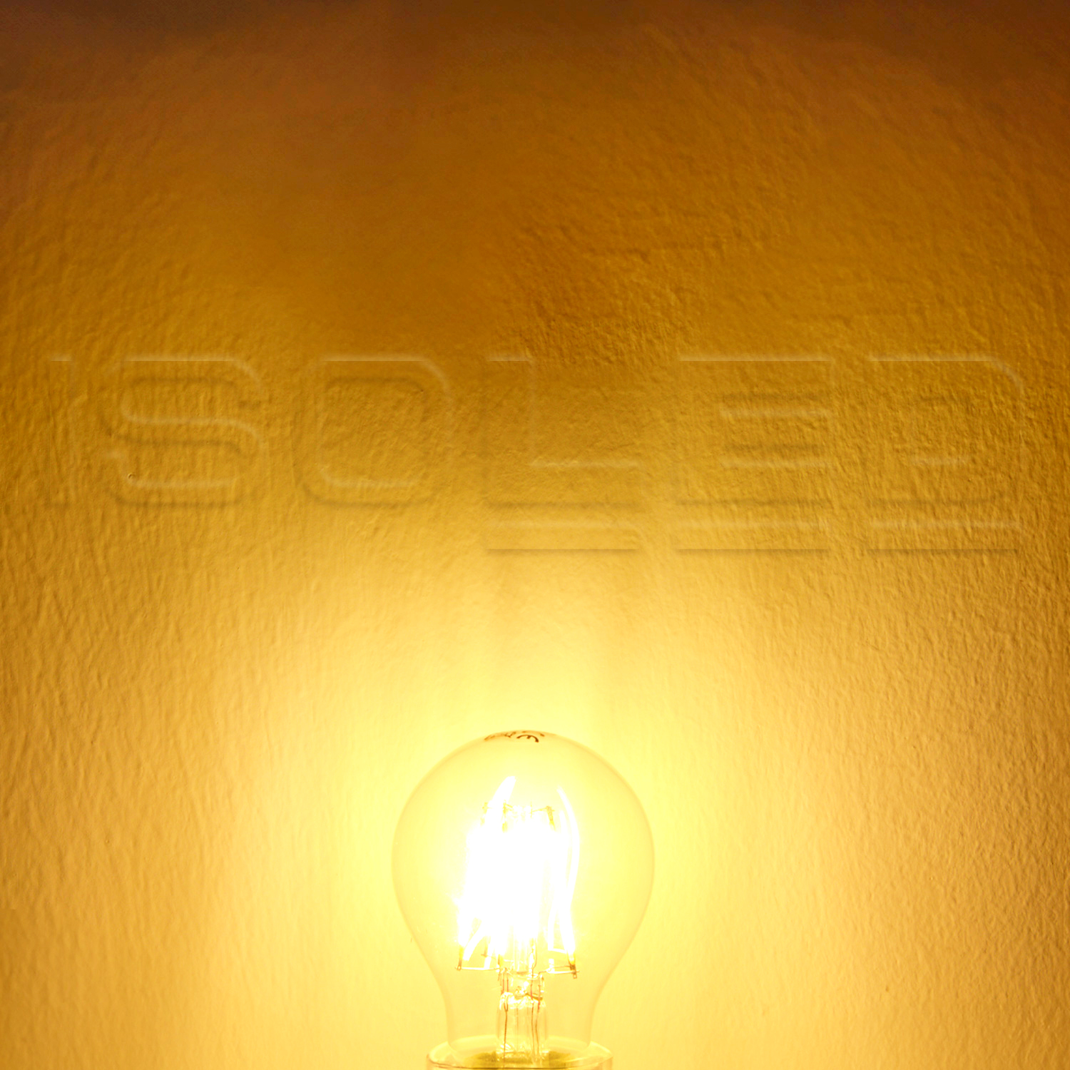 ISOLED E27 LED Birne A60 4W klar 215 lm/W warmweiß