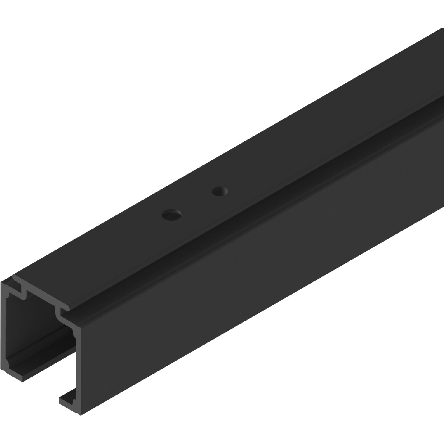 solido 100 Laufschiene L=2500 mm schwarz matt