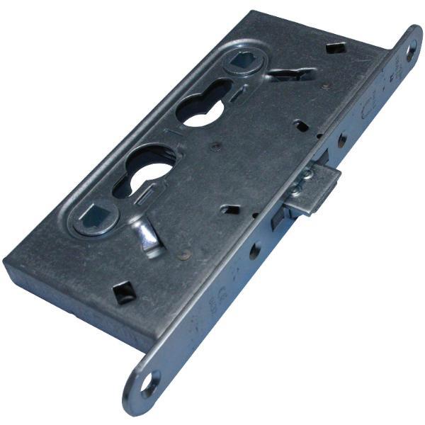 BMH Einstemmschloss 1739 KABA Rundzylinder nach DIN, Dorn 65, Stahl verzinkt