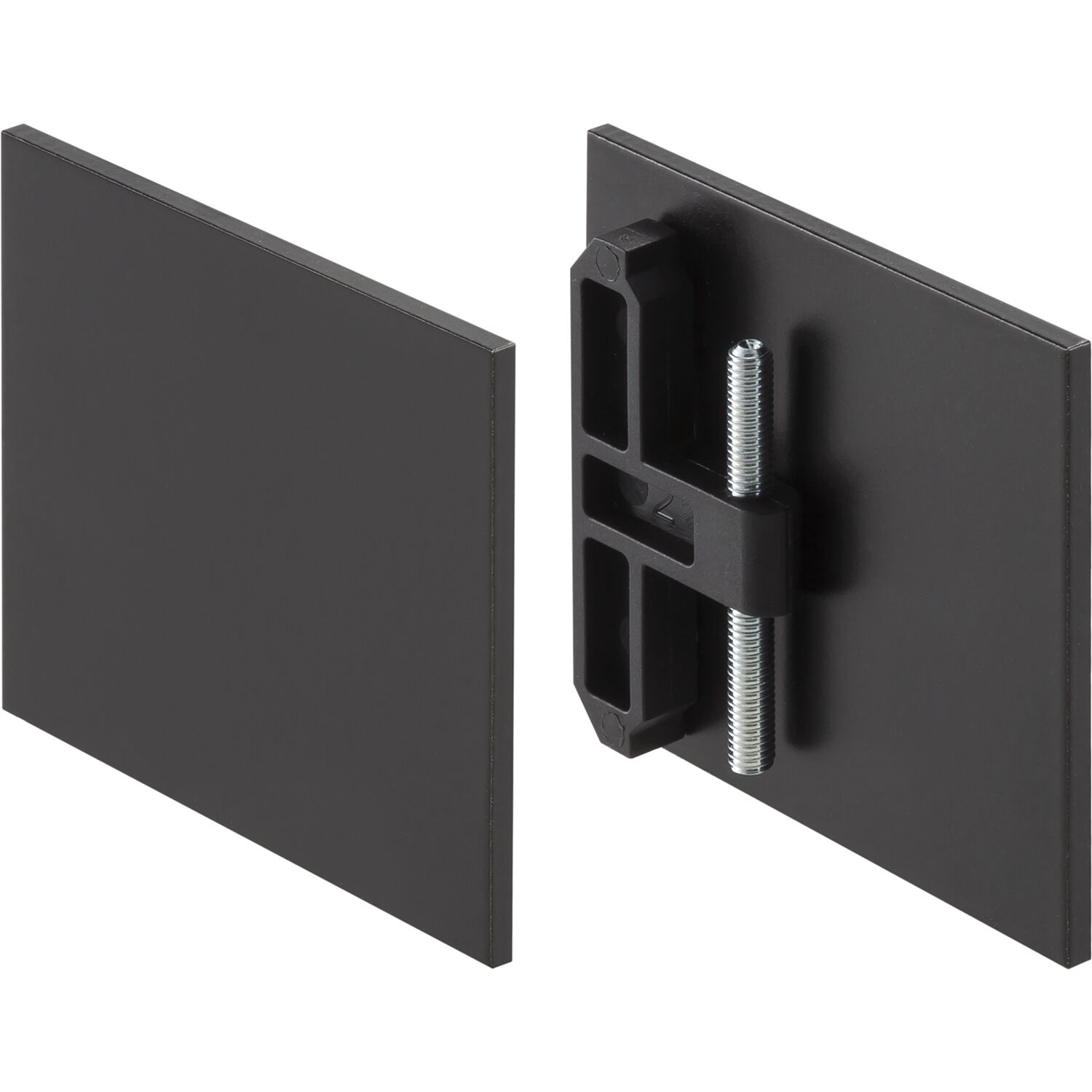 HELM GT-L Abdeckkappen-Set Aluminium schwarz matt