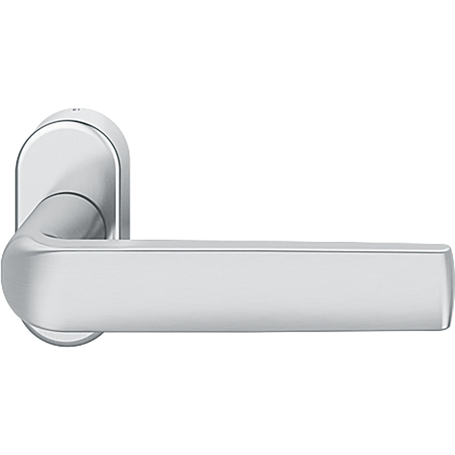 FSB Rahmentürdrücker 09 1267 Hochhaltefeder B ovale Rosette Edelstahl matt