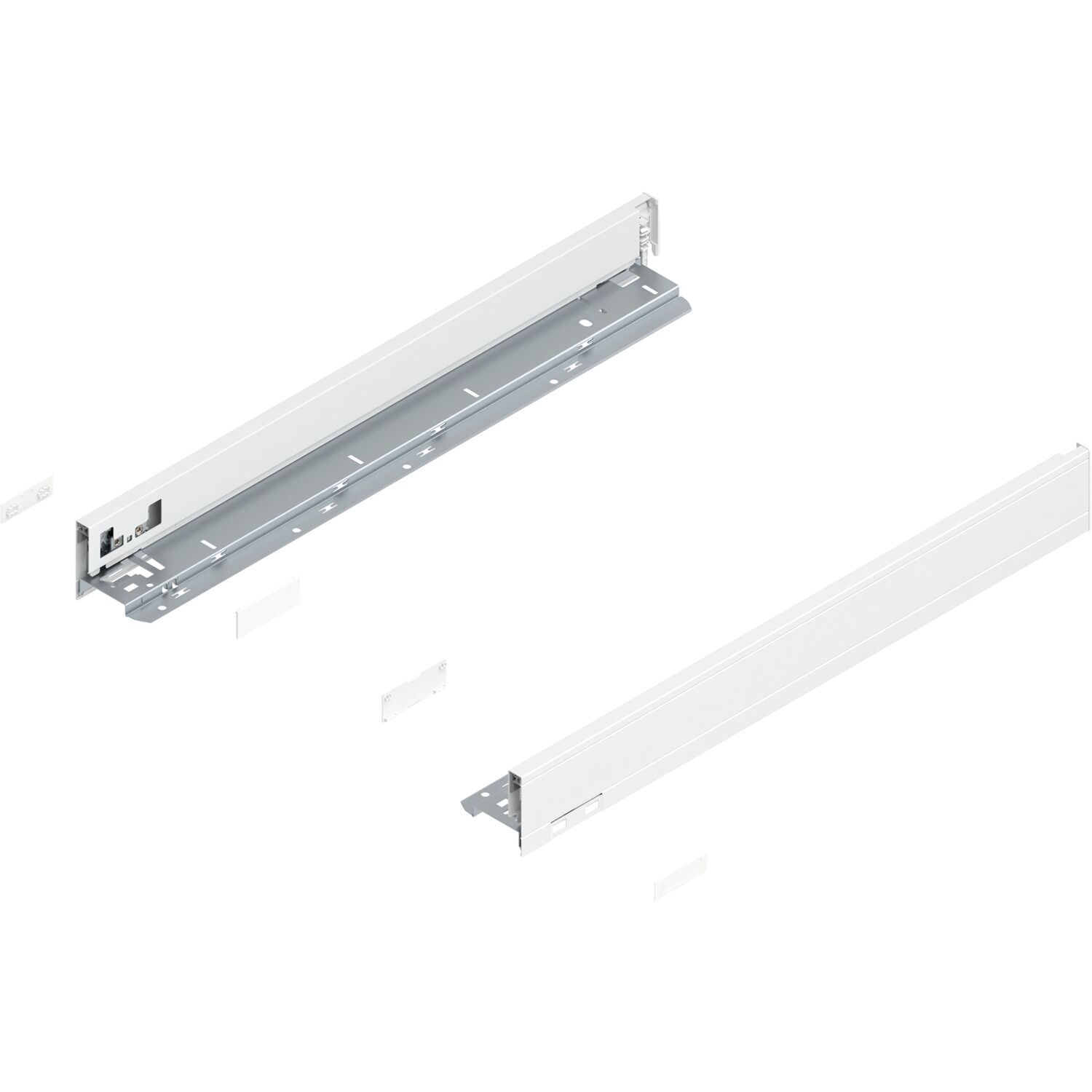 blum LEGRABOX pure Zarge Höhe N, NL 550, Seidenweiß-matt