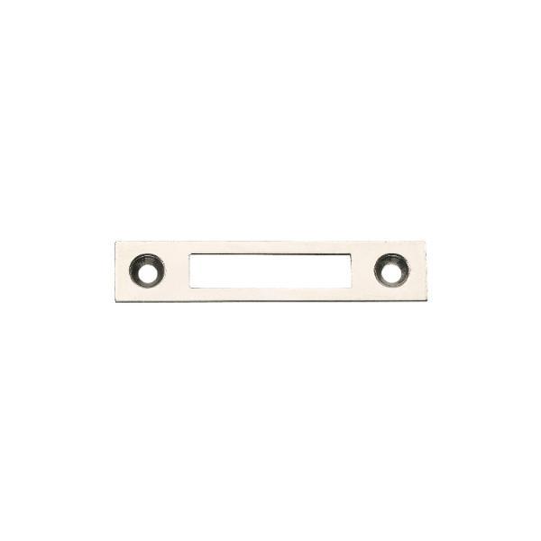 JuNie Schließblech eckig 60x12mm Stahl vernickelt