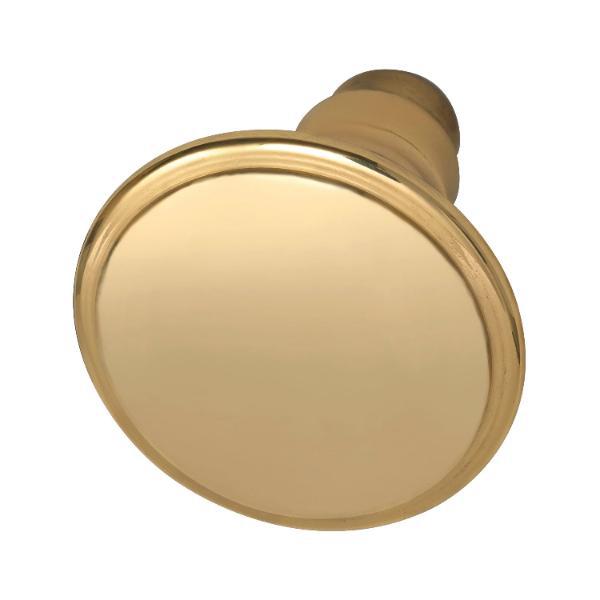 MARCHESI Knopfdrückerlochteil, ø 55 mm, Messing poliert
