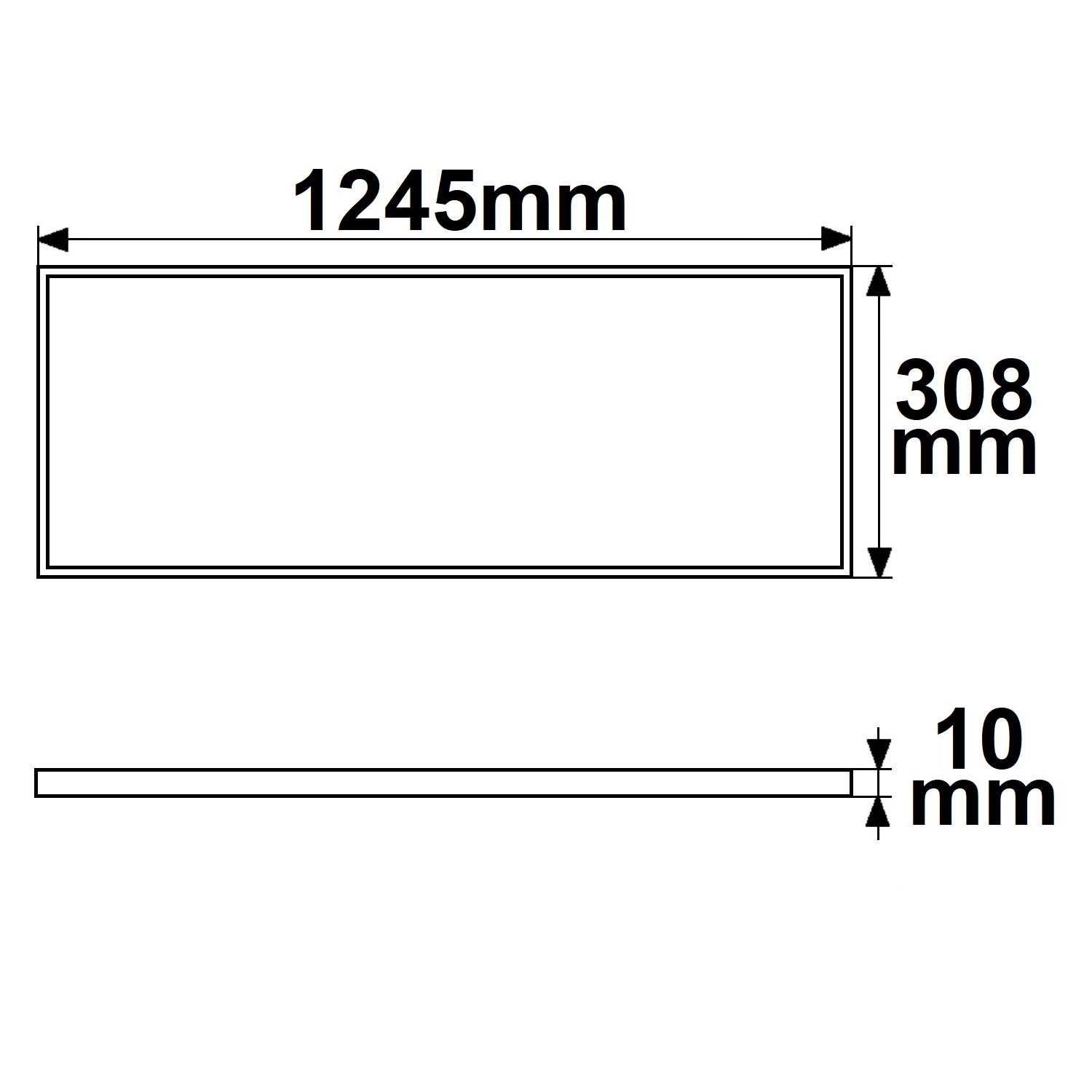 ISOLED LED Panel Professional Line 308x1245mm UGR
