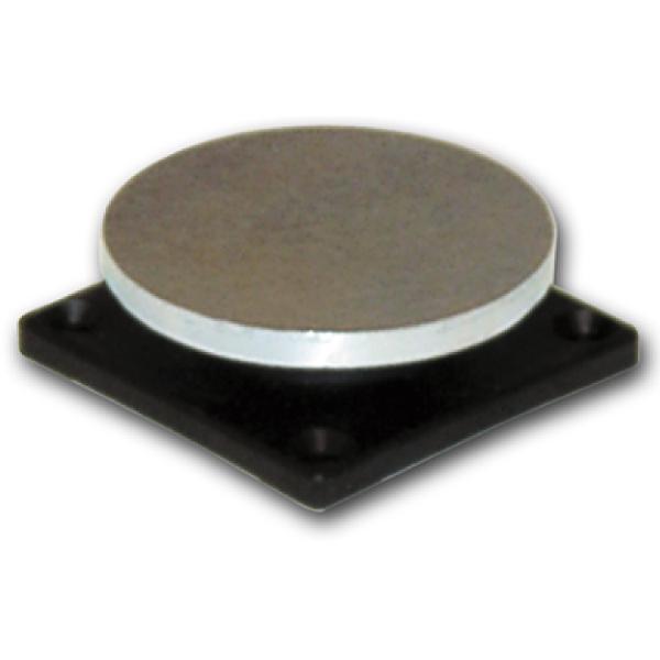 Haftmagnet-Gegenplatte, Gr. 06, beweglich, Platte 75 x 75 mm, Stahl verzinkt